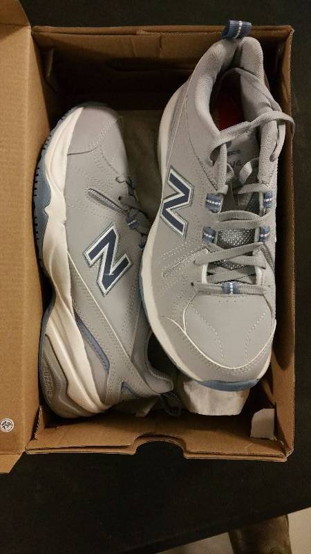 lot 2495 image: New Balance Womens 608v4 Crosstrainer - Gray-Blue 7.5