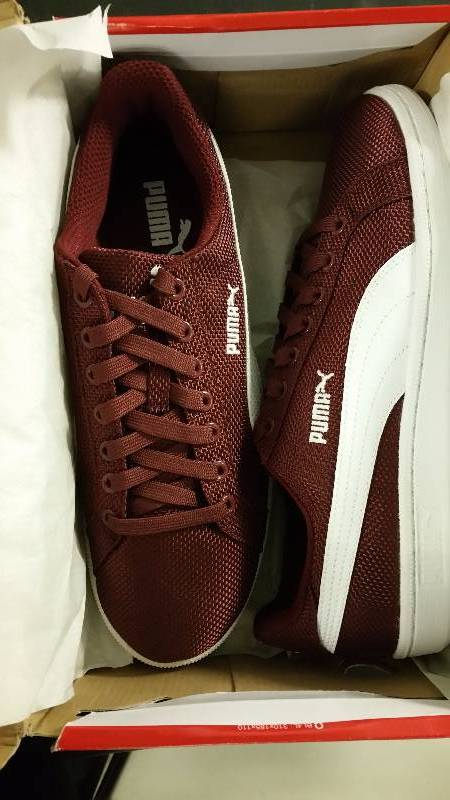 lot 2496 image: Puma Mens Smash Ripstop Sport Shoe 9.5