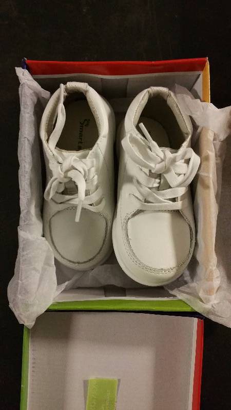 lot 2521 image: Smart Step Little Kid Walker Boot - White 6.5