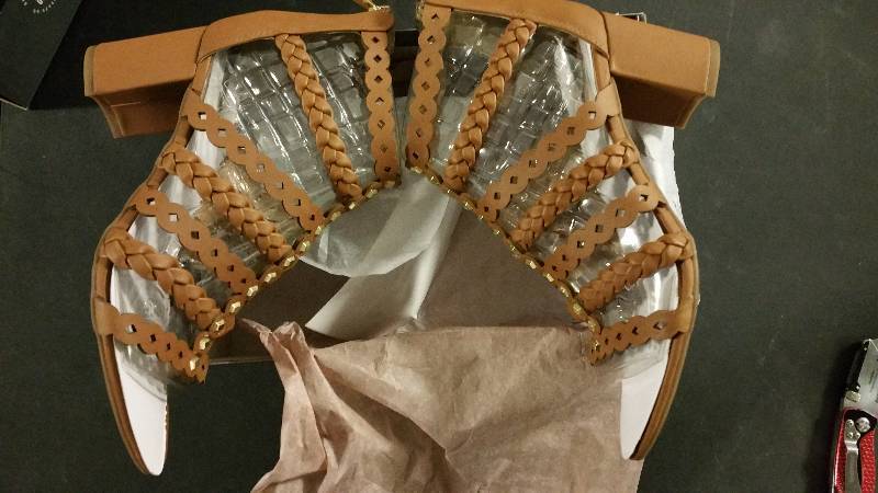 lot 2531 image: Franco Sarto Womens PAISLEY Sandal - LIGHT COGNAC 8