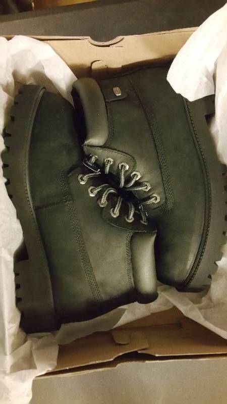 lot 2574 image: Skechers Mens Verdict Boot - Wide Black-Black 8.5