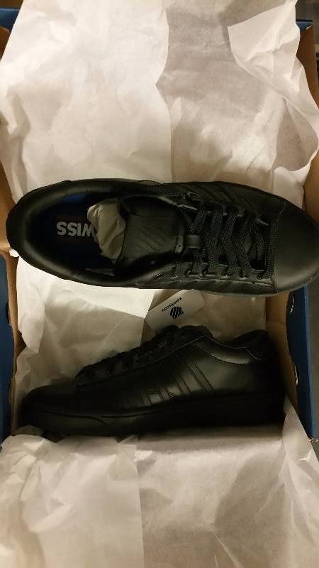 lot 2581 image: K-Swiss Womens Hoke CMF Casual Sport Shoe - Black 8