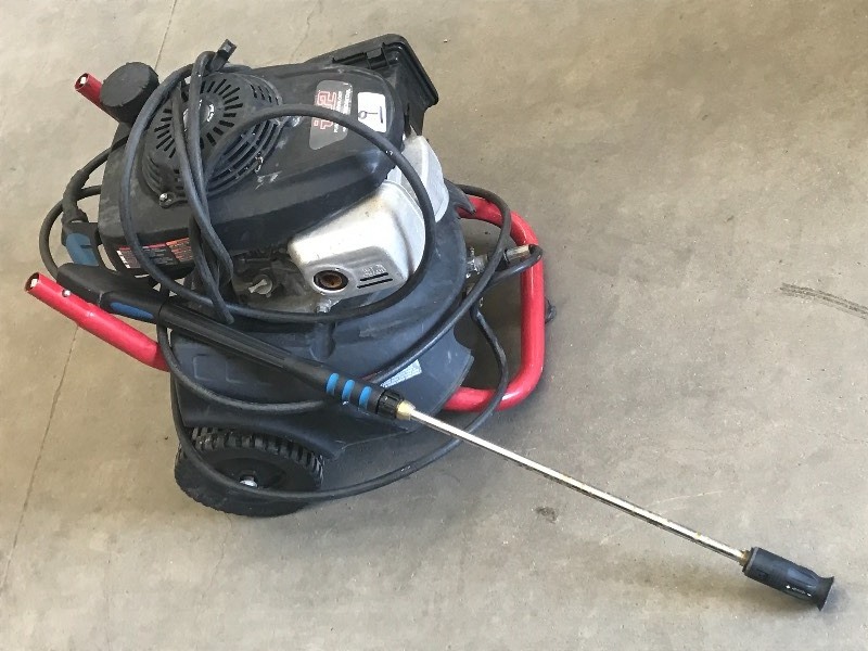 lot 9 image: Gas-Powered Pressure Washer Complet...
