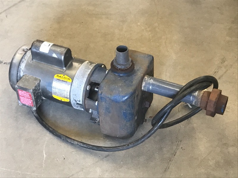lot 17 image: Baldor 2HP Single Phase Sprinkler P...