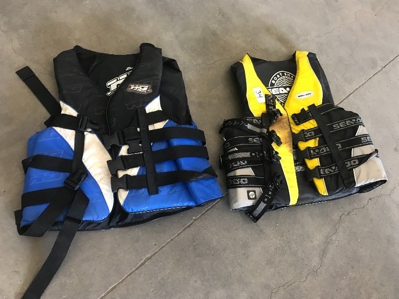 lot 34 image: (2) Adult Size Life Jackets ...