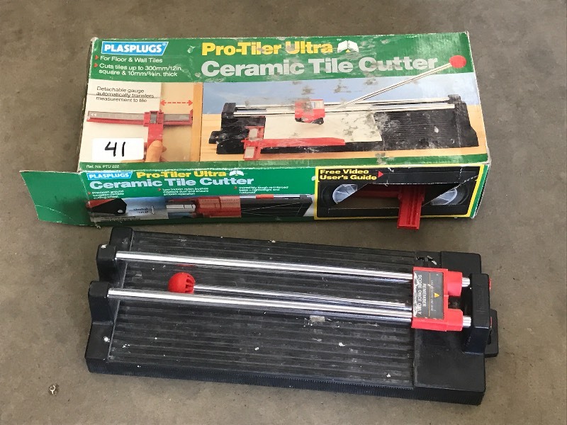 lot 41 image: Ceramic Tile Cutter ...