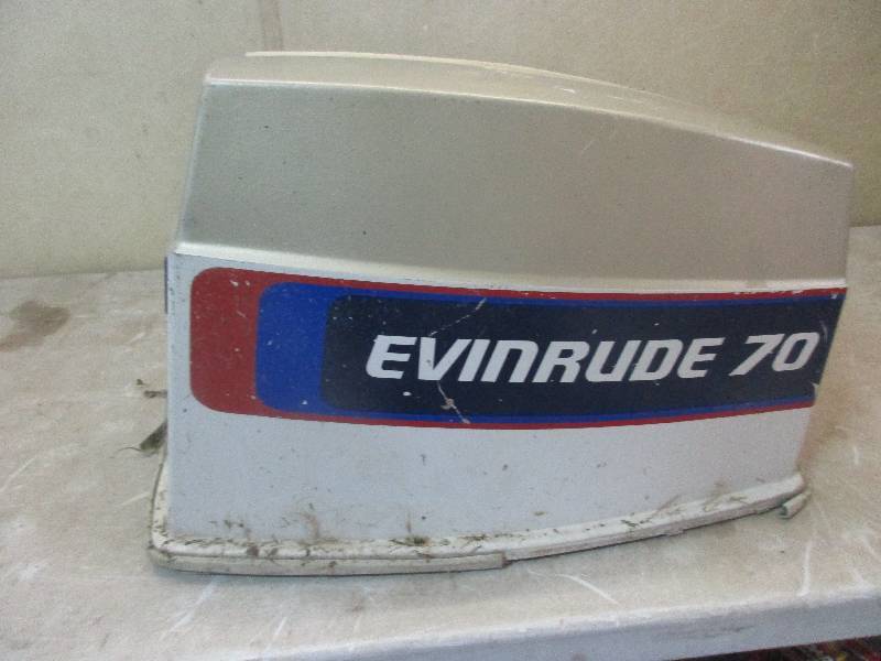 lot 10 image: Evinrude 70 HP motor top