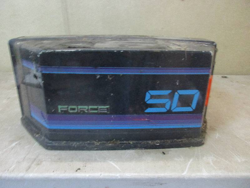 lot 17 image: Force 50 HP motor top