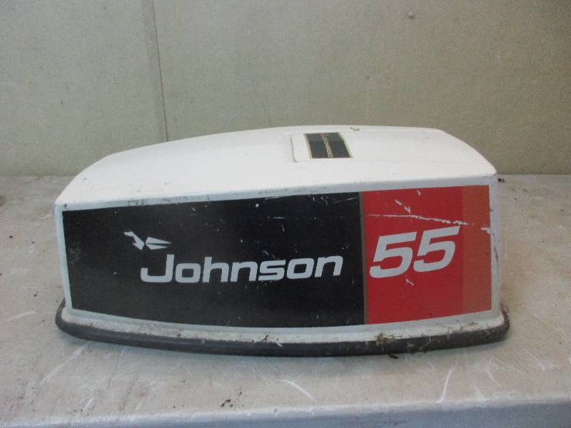 lot 18 image: Johnson 55 HP  motor top Loop charged