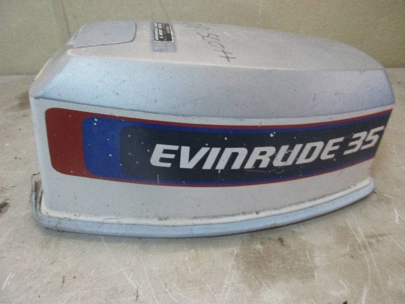 lot 20 image: Evinrude 35 HP motor top