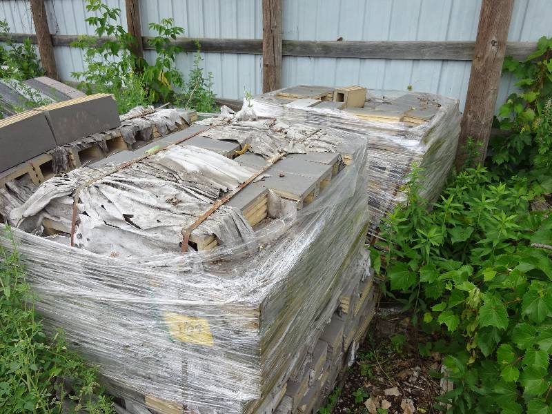 Two Huge Pallets Grey Porcelain Bricks