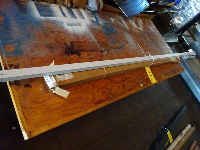 lot 51 image: Track Lighting Track, Stick on Plastic Conduit