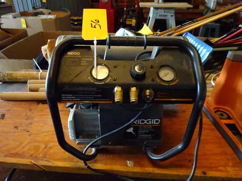 lot 56 image: Ridgid Compressor