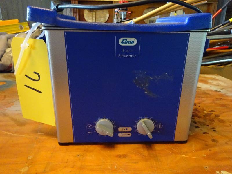 lot 71 image: Elma Sonic E30H Parts Cleaner