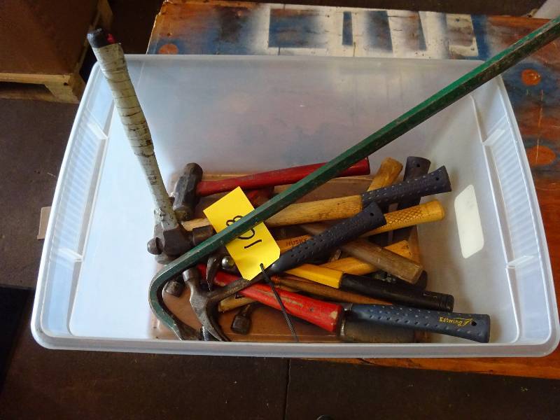 lot 103 image: Lot of Hammers