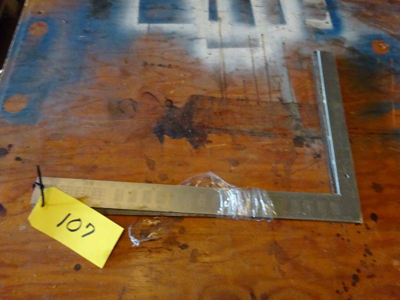 lot 107 image: Lot of Carpenter Squares