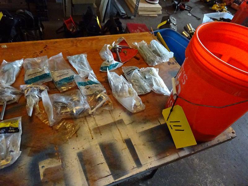 lot 111 image: Bucket of Handle Locks