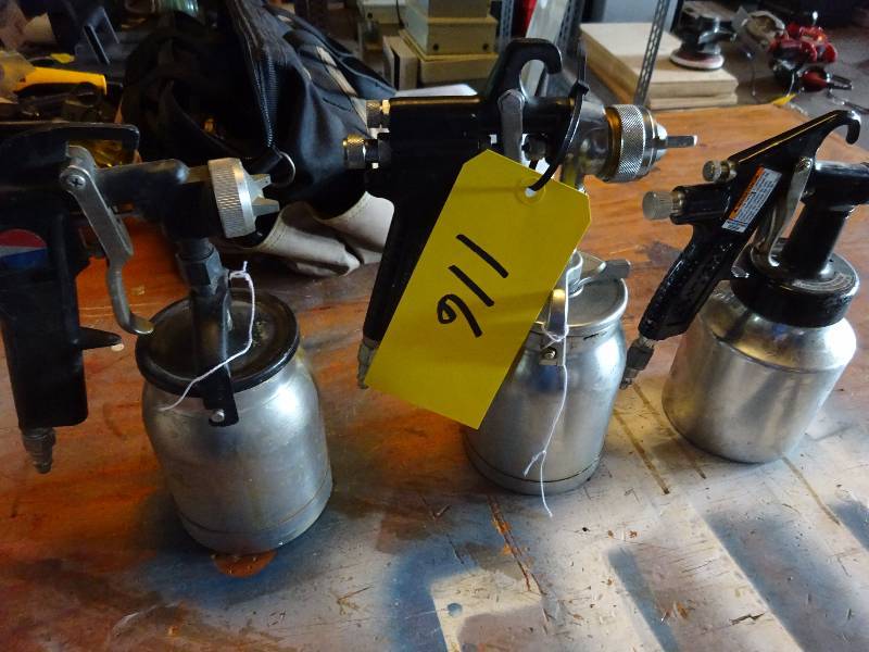 lot 116 image: 3 Spray Guns