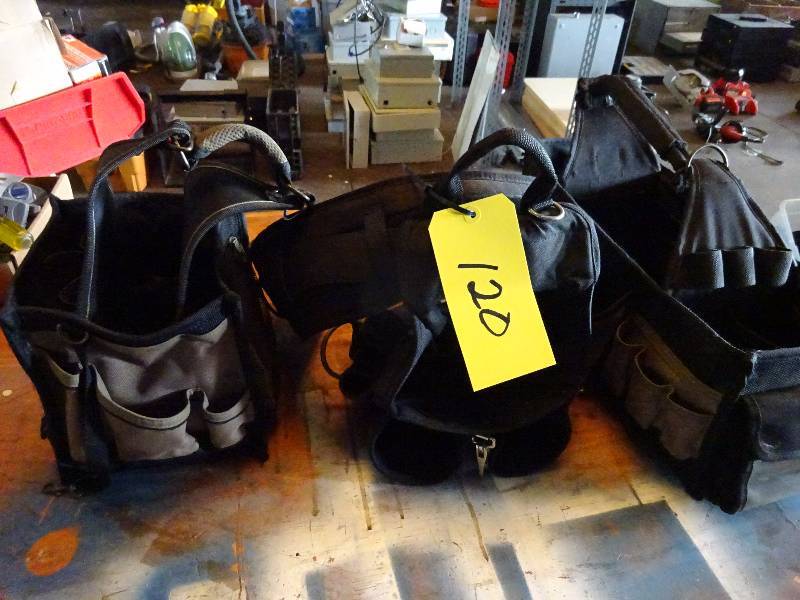 lot 120 image: 3 Tool Bags
