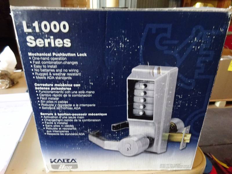 lot 277 image: KABA L1000 Series Push Button Lock