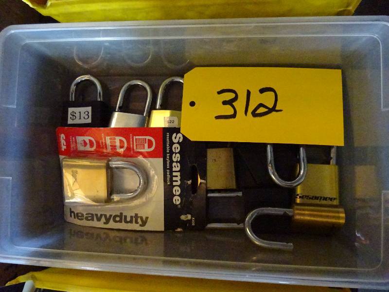 lot 312 image: Padlocks