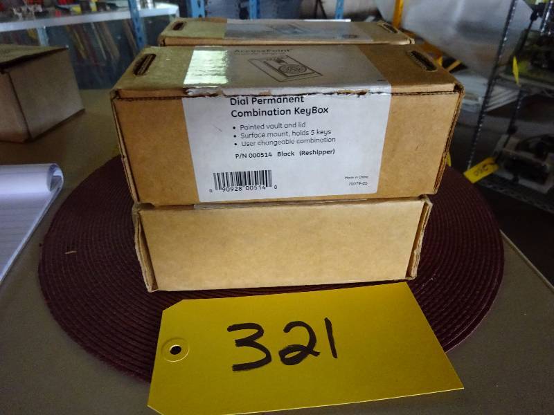 lot 321 image: Access Point Key Boxes