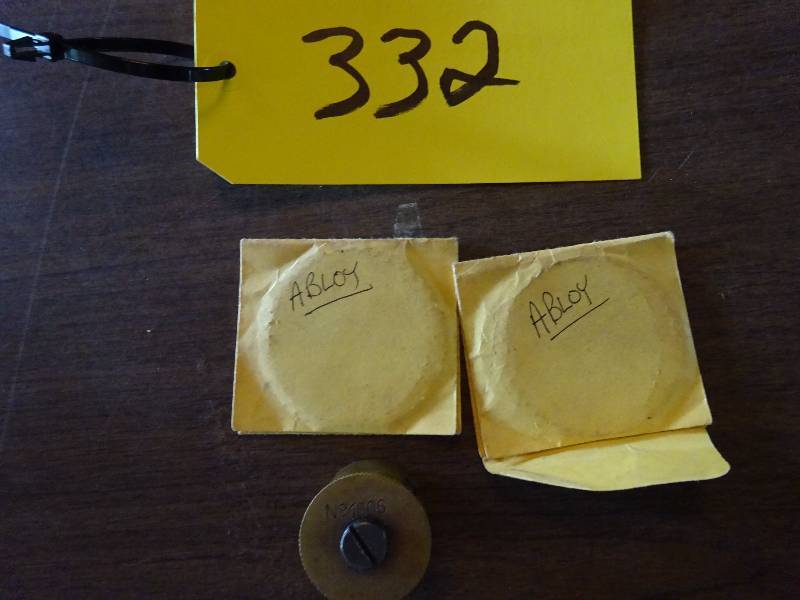 lot 332 image: Old Rare ABLOY decoder and Cutting Wheels