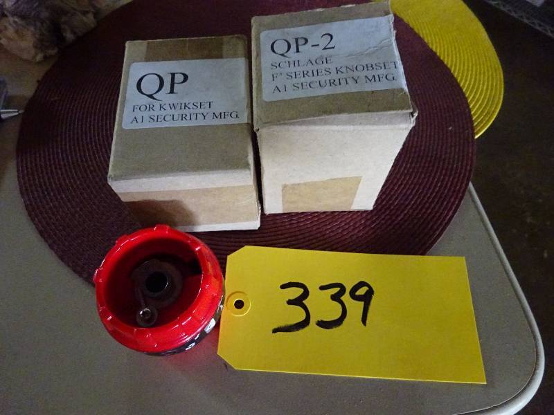 lot 339 image: Recombinators for Lowes, Home Depot Grade Locks
