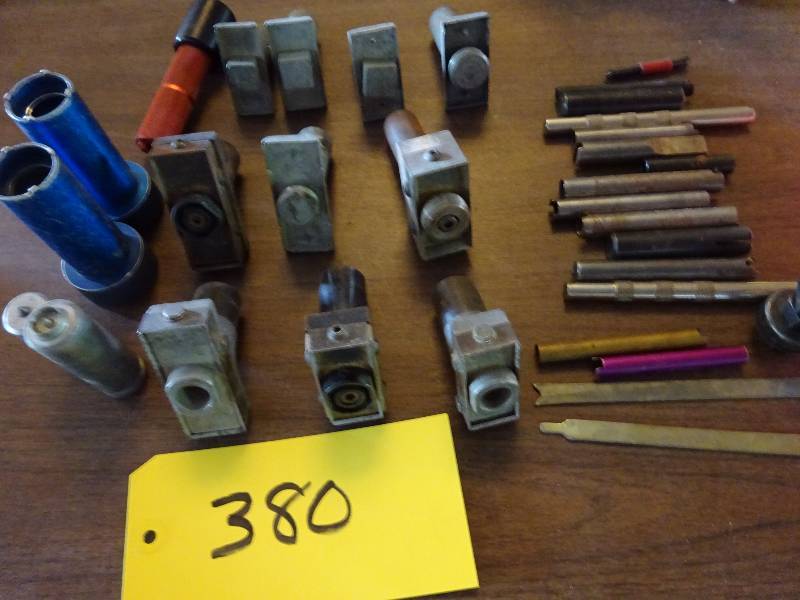 lot 380 image: Lock Installation Tools, Following Tools