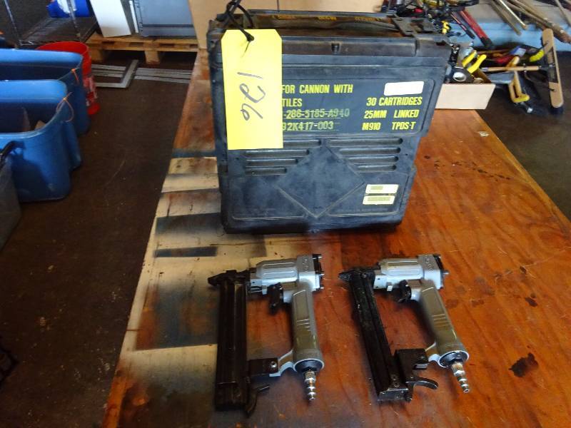 lot 126 image: Pair of Air Tools, Brad Nailer, Stapler