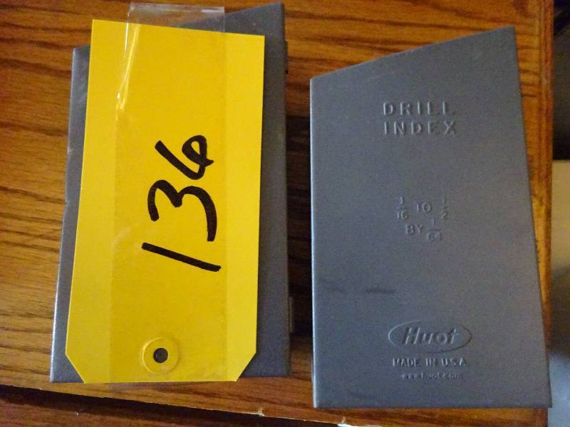 lot 136 image: (2) Drill Index