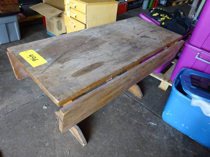 lot 496 image: Primitive Drop Leaf