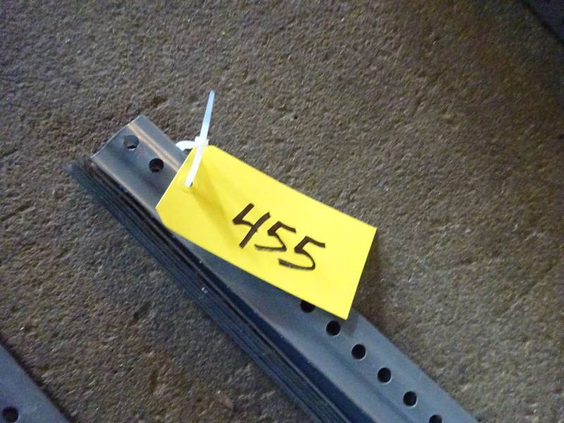 lot 455 image: 2 Sections Grey Light Duty Racking