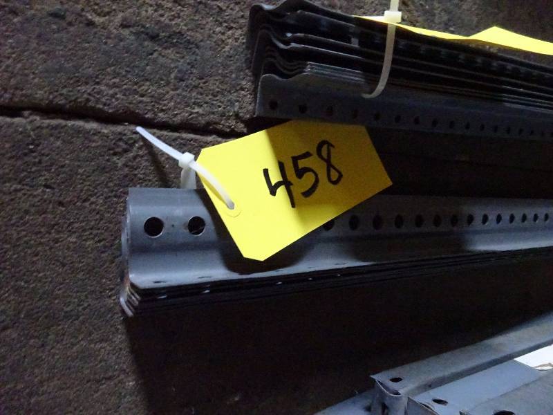 lot 458 image: 2 Sections Grey Light Duty Racking