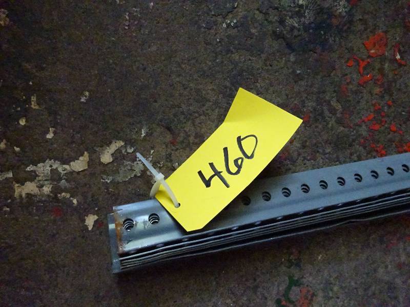 lot 460 image: 2 Sections Grey Light Duty Racking