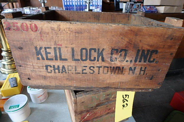 lot 561 image: Wooden Lock Box