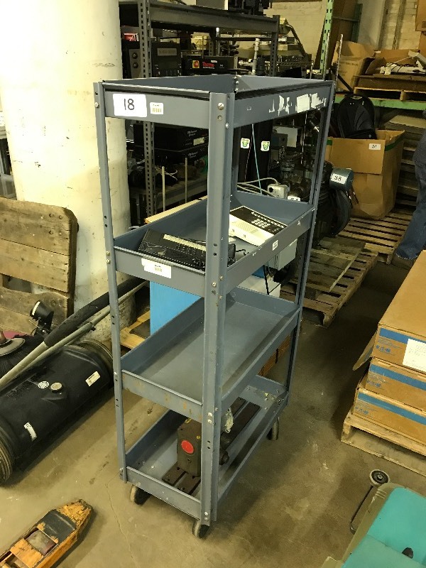 Metal shop cart
