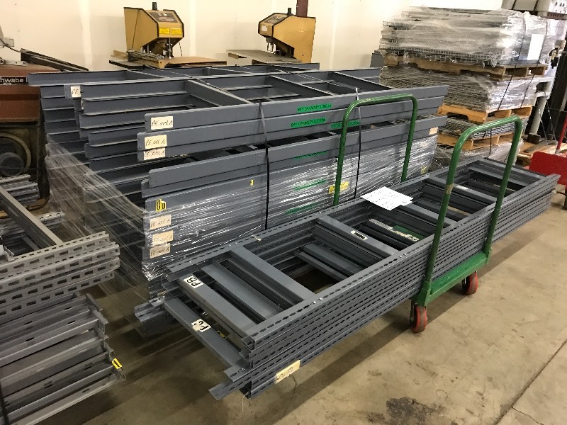 Large lot of racking