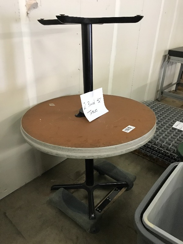 2 round tables