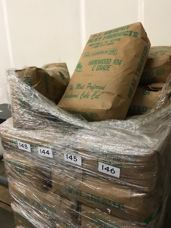 5 bags of animal bedding