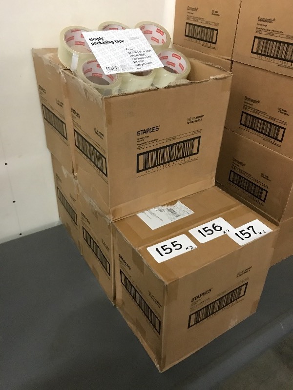 Lot of packing tape