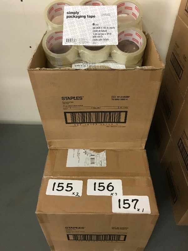 Lot of packing tape