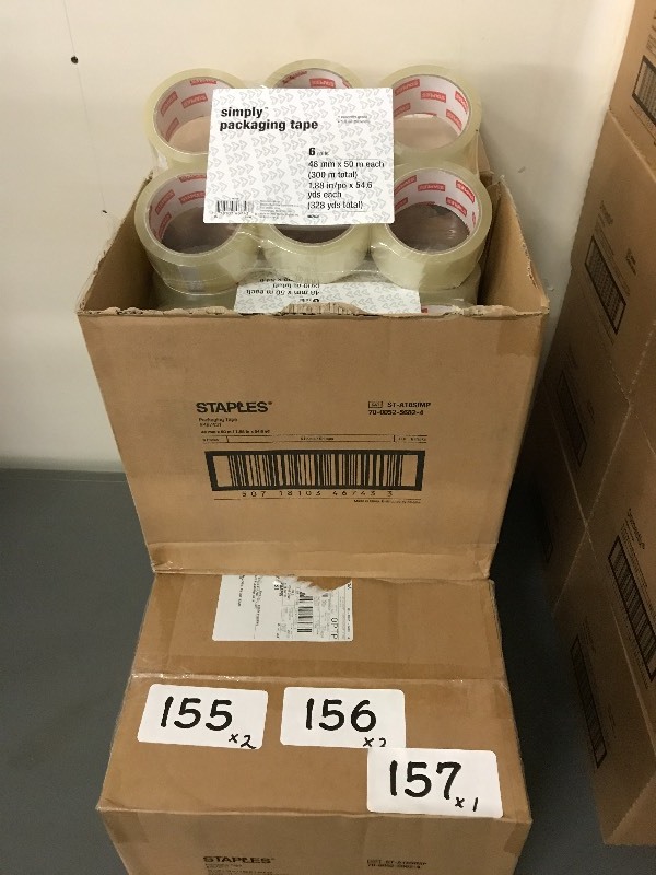 Lot of packing tape