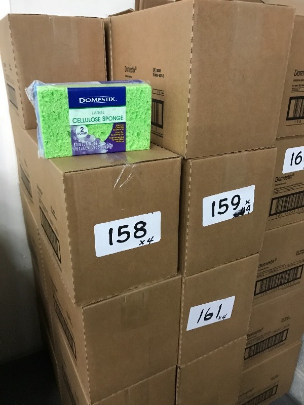 Lot of sponges
