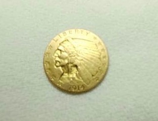 1914 Indian 25 Dollar Gold Coin Coin Auction Various