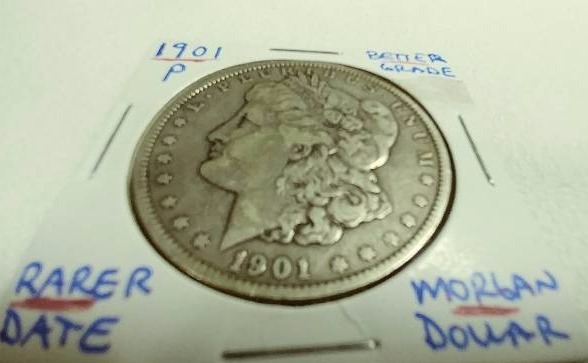 1901-P Morgan Silver Dollar (better grade)