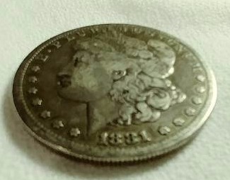 1881 S Morgan Silver Dollar