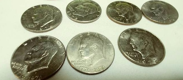 10 Eisenhower Dollars