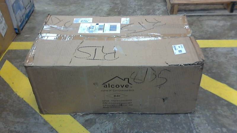 Charcoal Grill Cart alcove 24