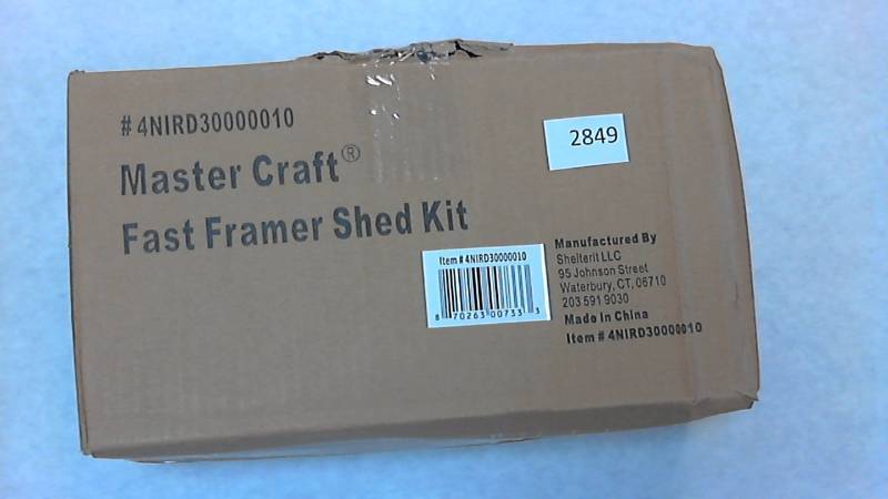 Instant Framing Kit for Storage Shed 7W x 8L up to 10W x 22L